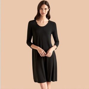 Garnet Hill lightweight knit trapeze dress